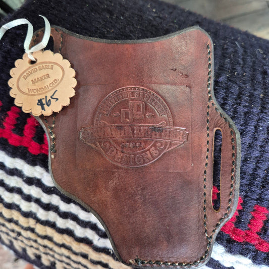 Pancake mobile phone pouch