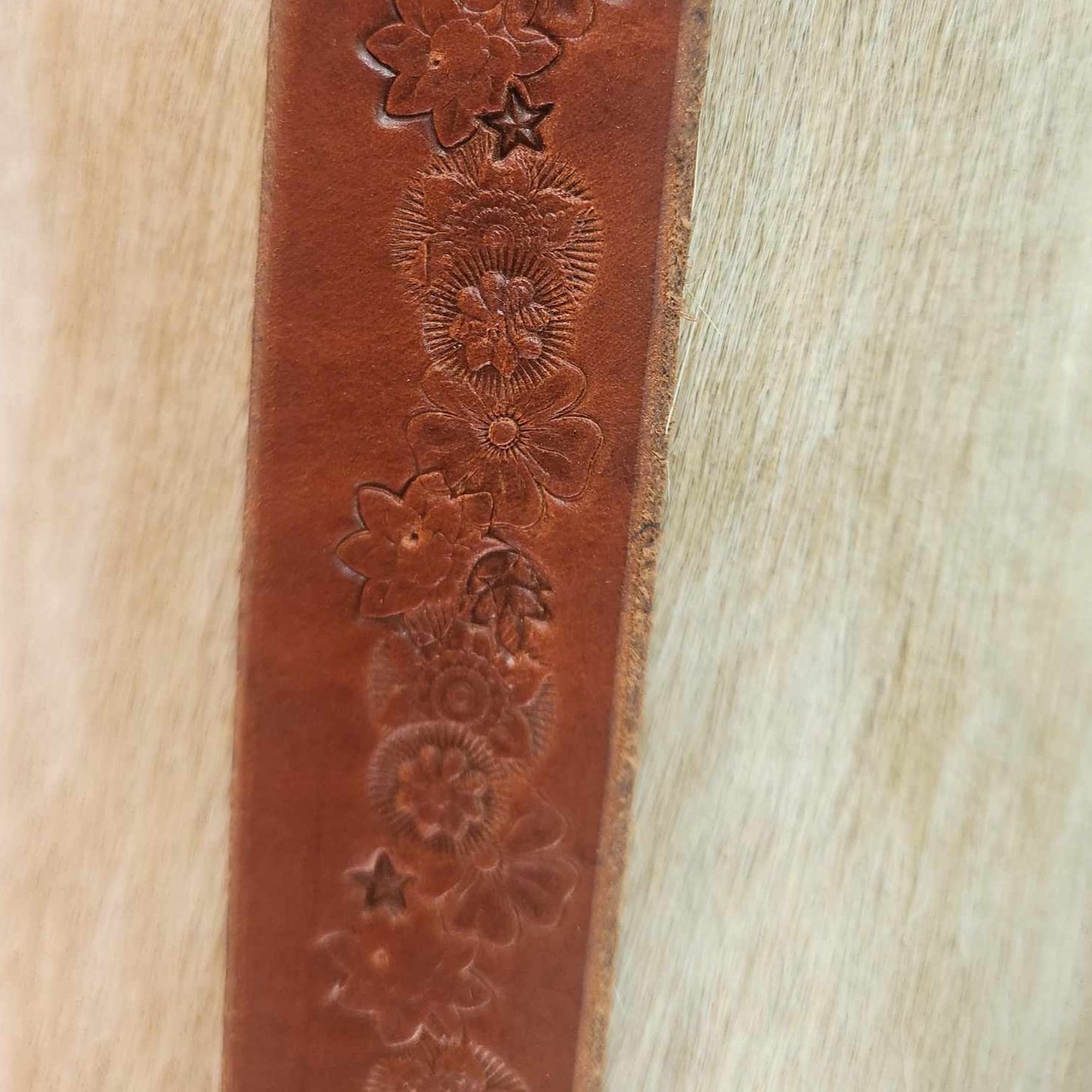 Ladies signature series tooled belts by Lady Saddler