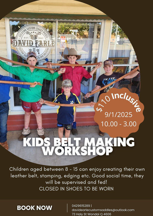 Kids Belt Making Workshop 19/1/2025