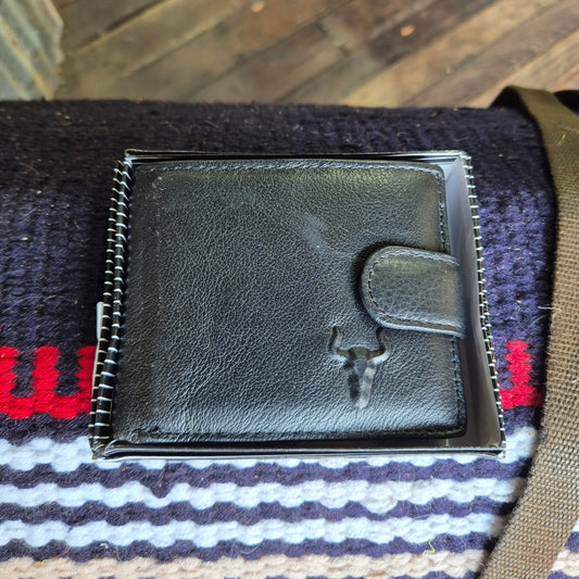 Men's longhorn wallet