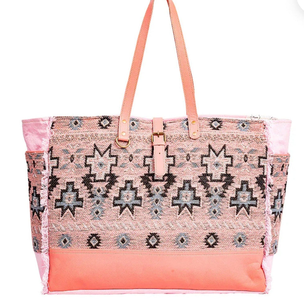 Weekender Myra pink Aztec